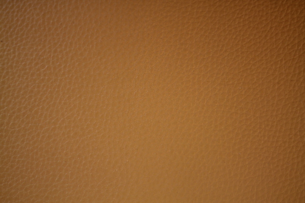 Tissu Simili Cuir Skaï Uni Camel