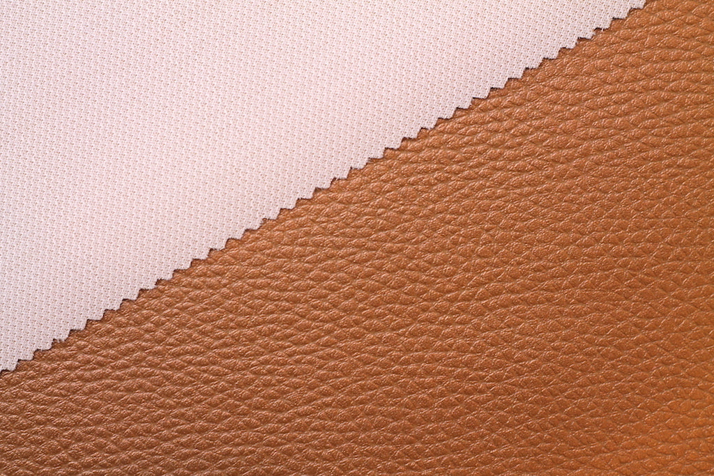 Tissu Simili Cuir Skaï Uni Cuivre