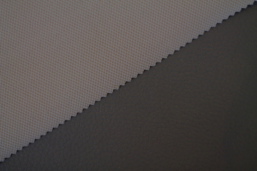 Tissu Simili Cuir Skaï Uni Gris Anthracite