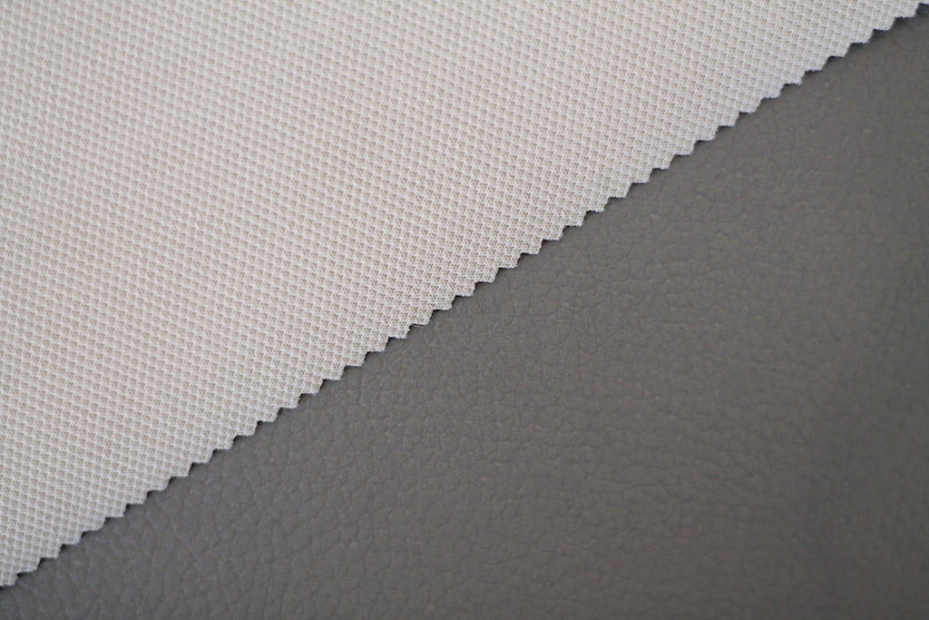 Tissu Simili Cuir Skaï Uni Gris Souris