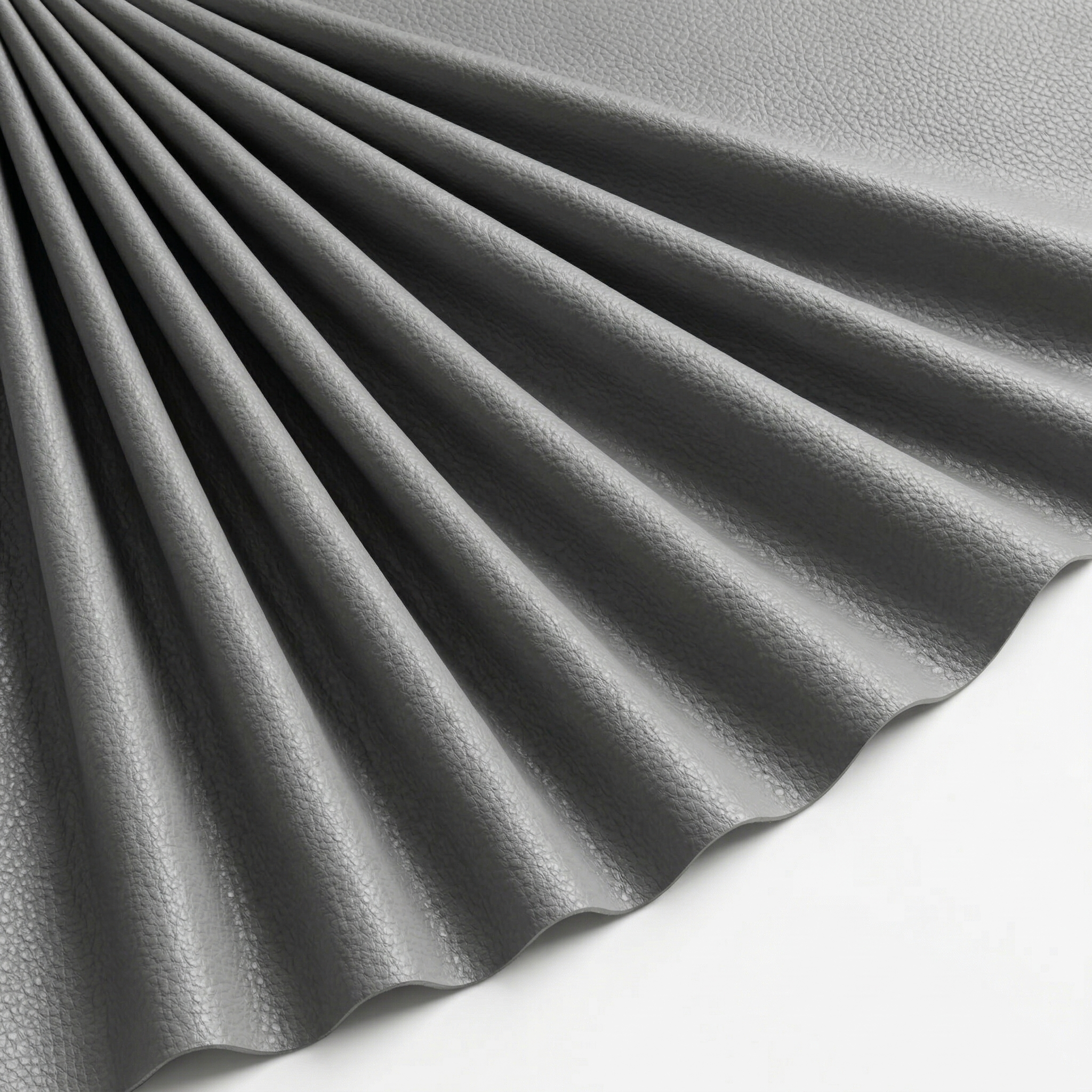 Tissu Simili Cuir Skaï Uni Gris Souris