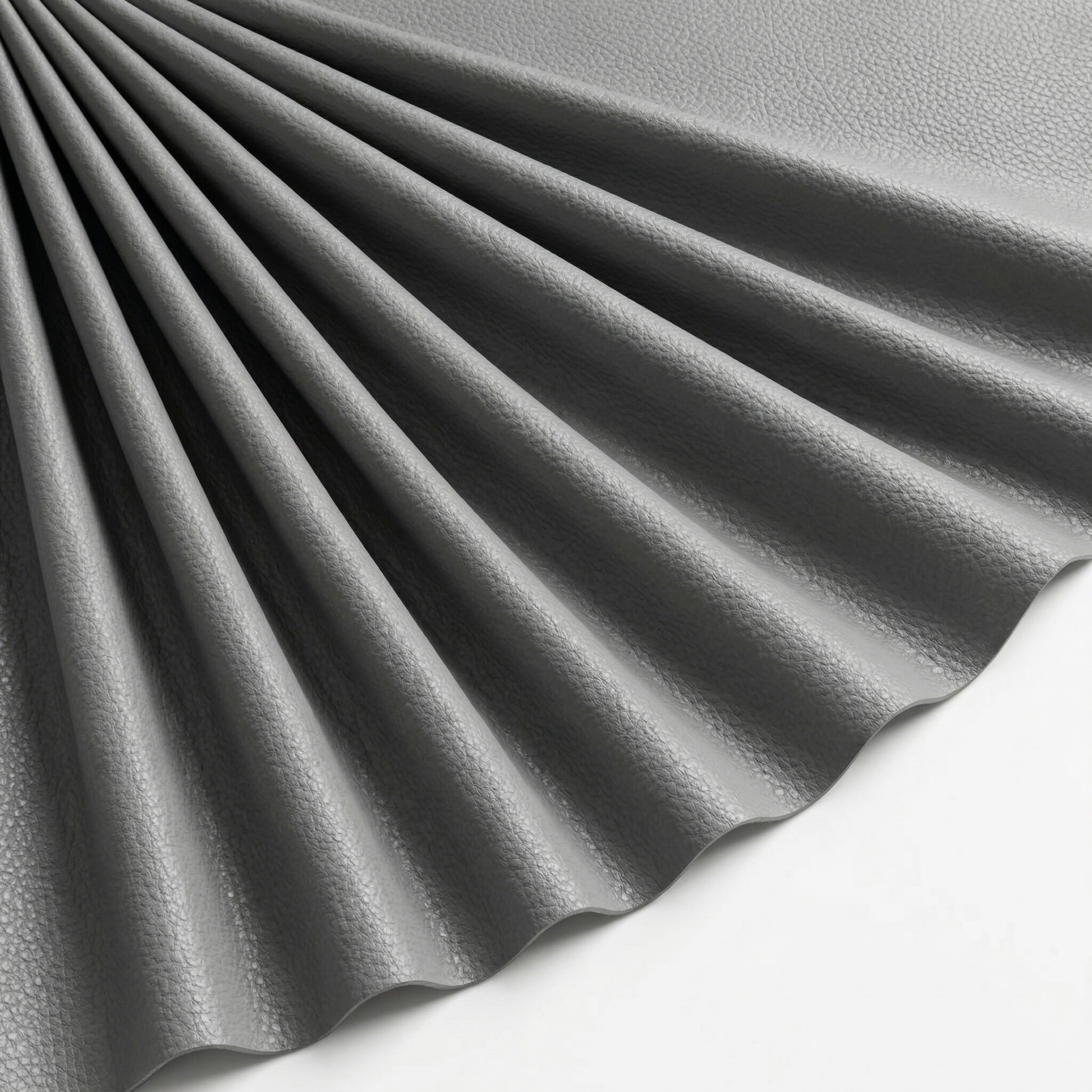 Tissu Simili Cuir Skaï Uni Gris Souris