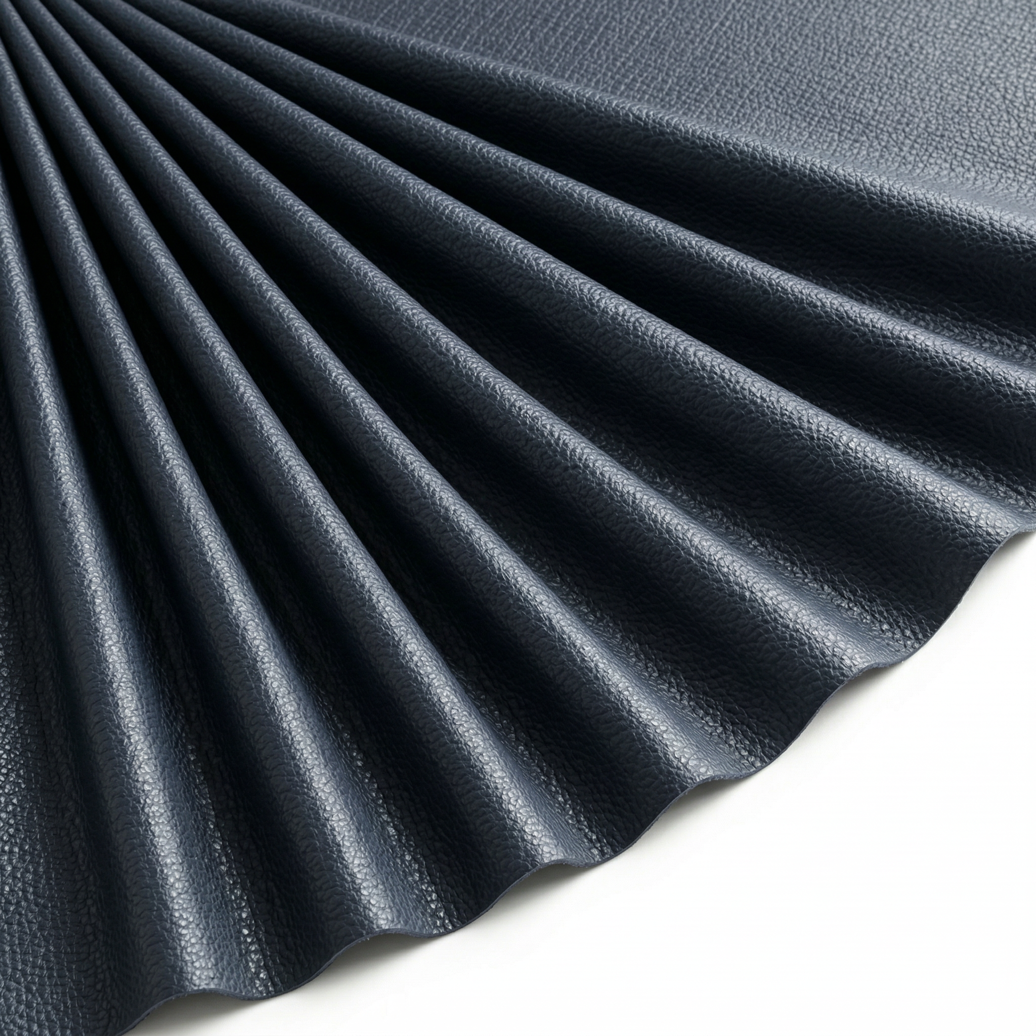 Tissu Simili Cuir Skaï Uni Marine