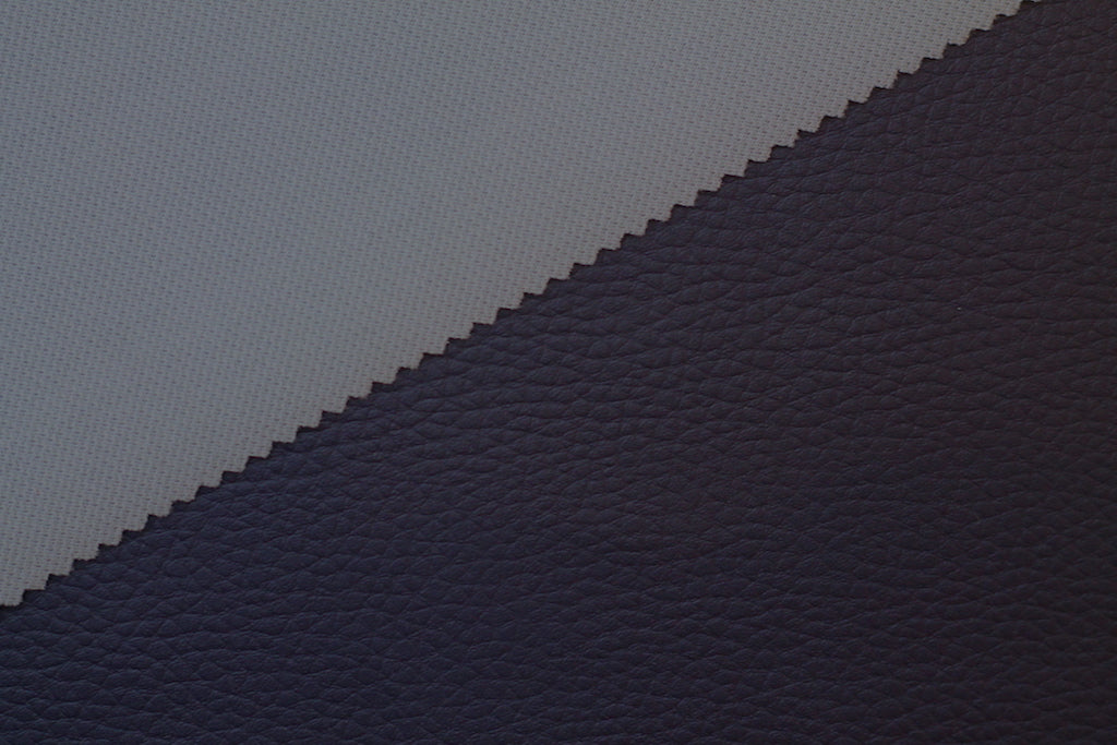 Tissu Simili Cuir Skaï Uni Marine