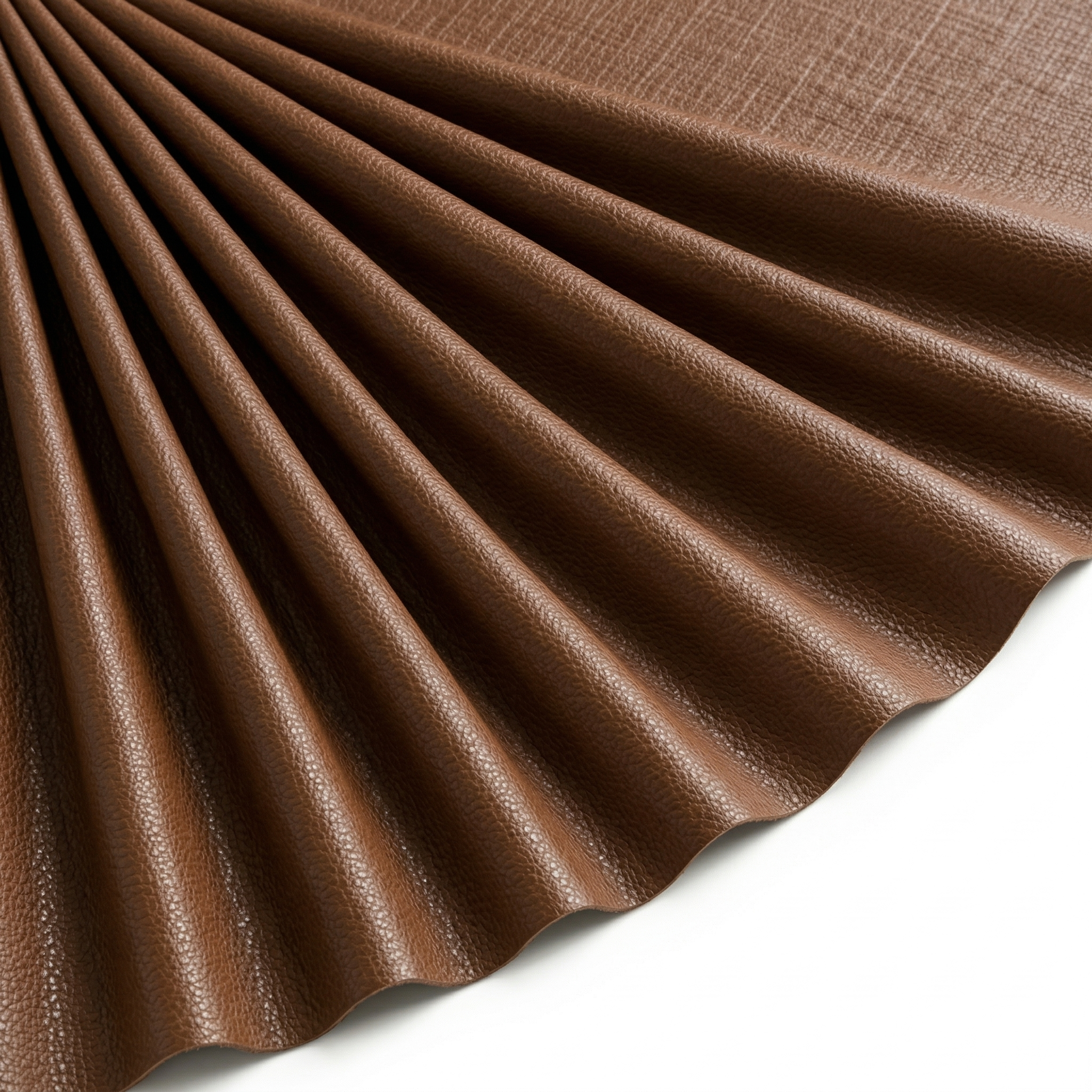 Tissu Simili Cuir Skaï Uni Marron clair