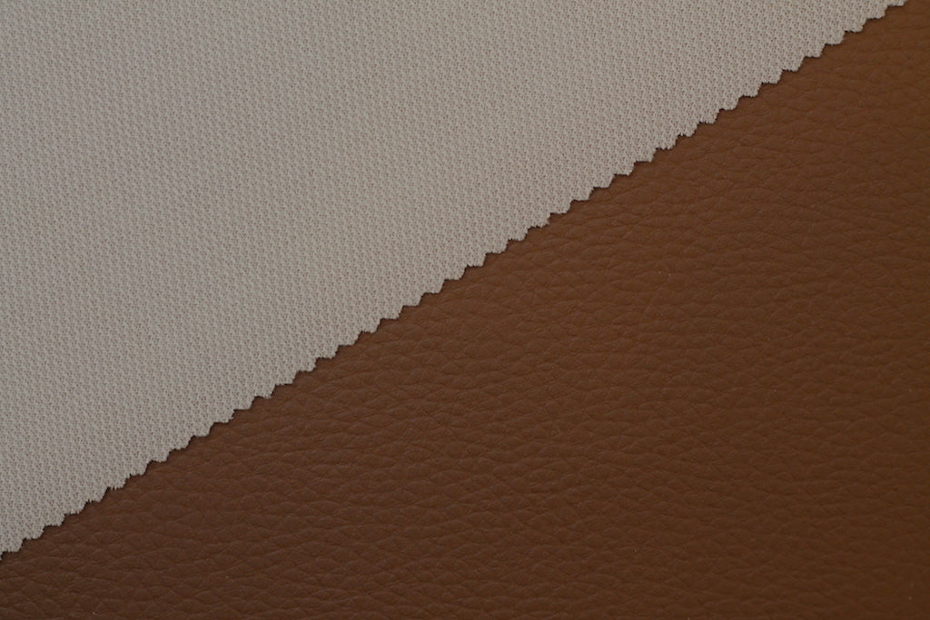 Tissu Simili Cuir Skaï Uni Marron clair