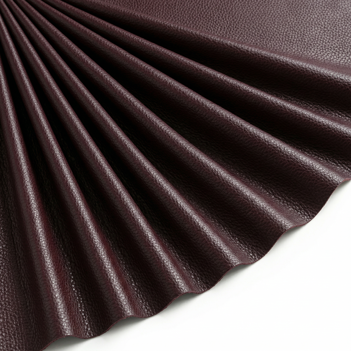 Tissu Simili Cuir Skaï Uni Violet Prune