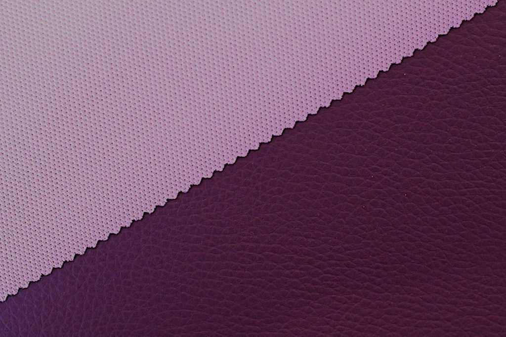 Tissu Simili Cuir Skaï Uni Violet