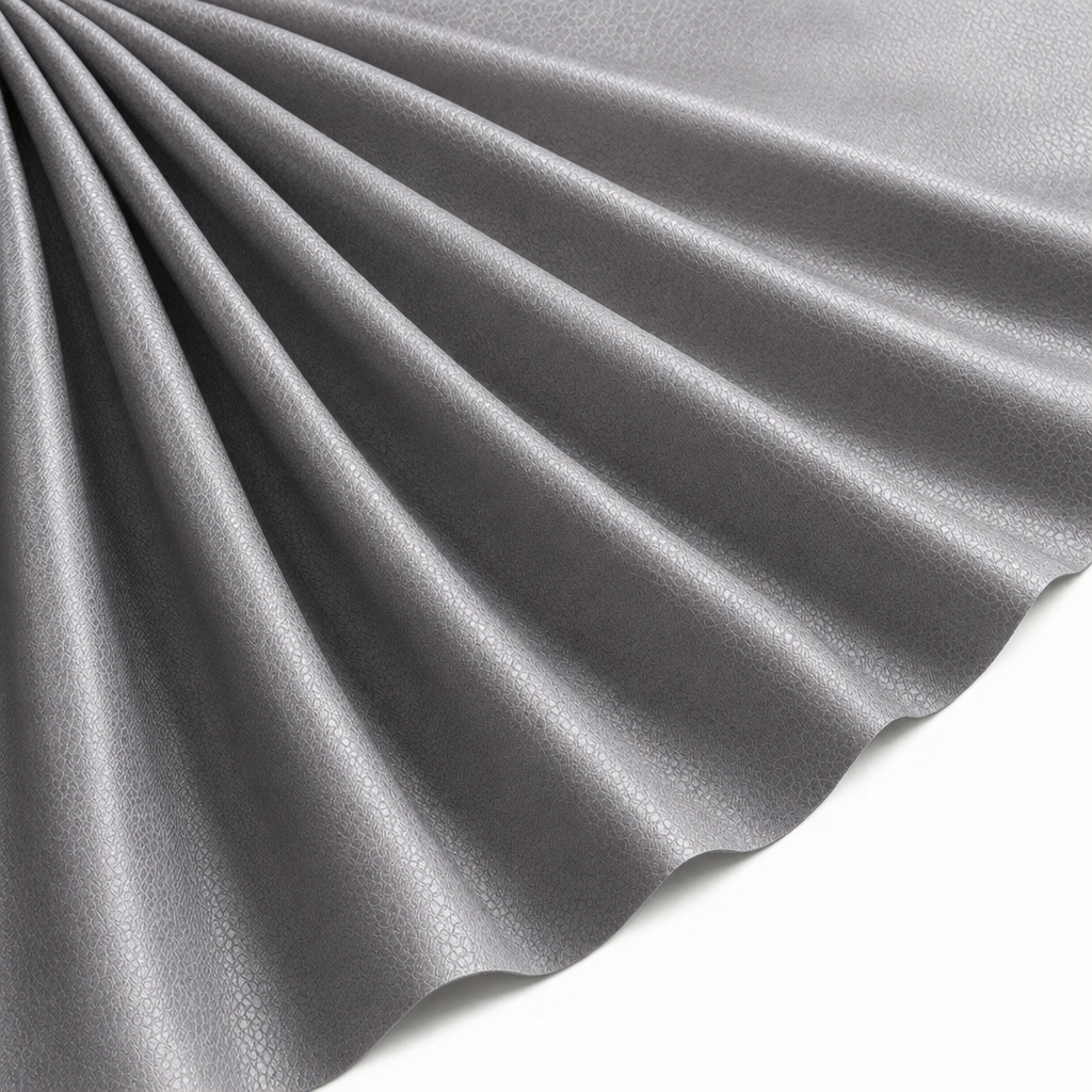 Tissu Suédine effet reptile grainé Gris clair