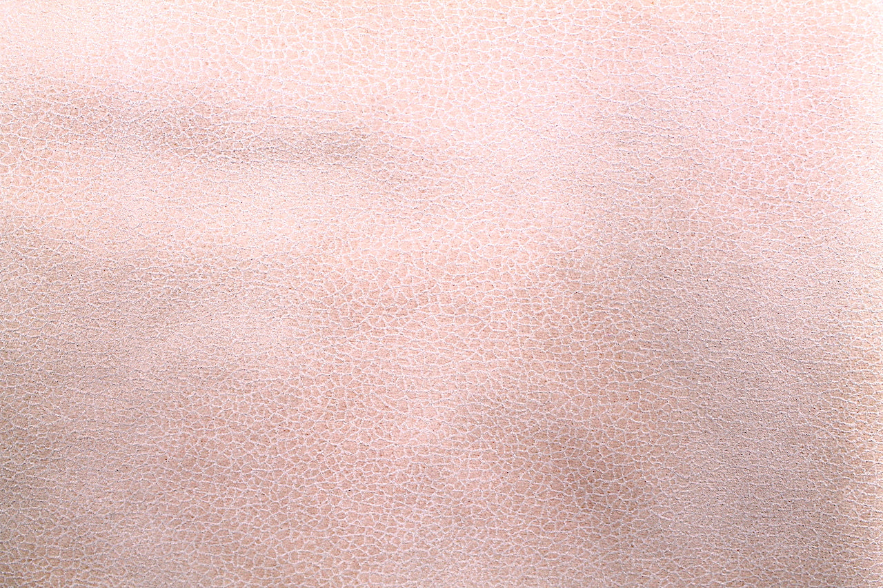 Tissu Suédine effet reptile grainé Rose pâle