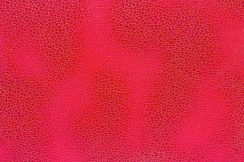 Tissu Suédine effet reptile grainé Rouge
