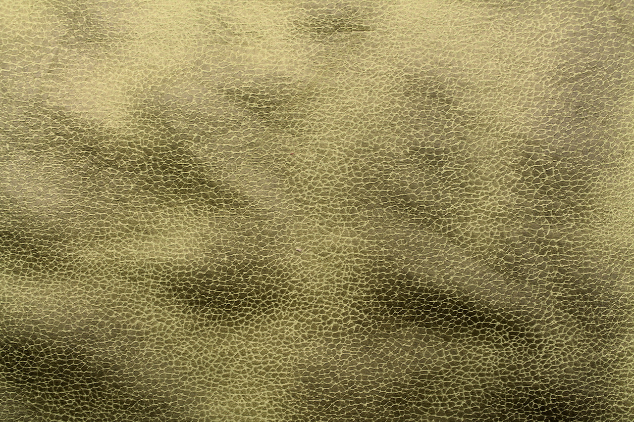 Tissu Suédine effet reptile grainé Vert Amande