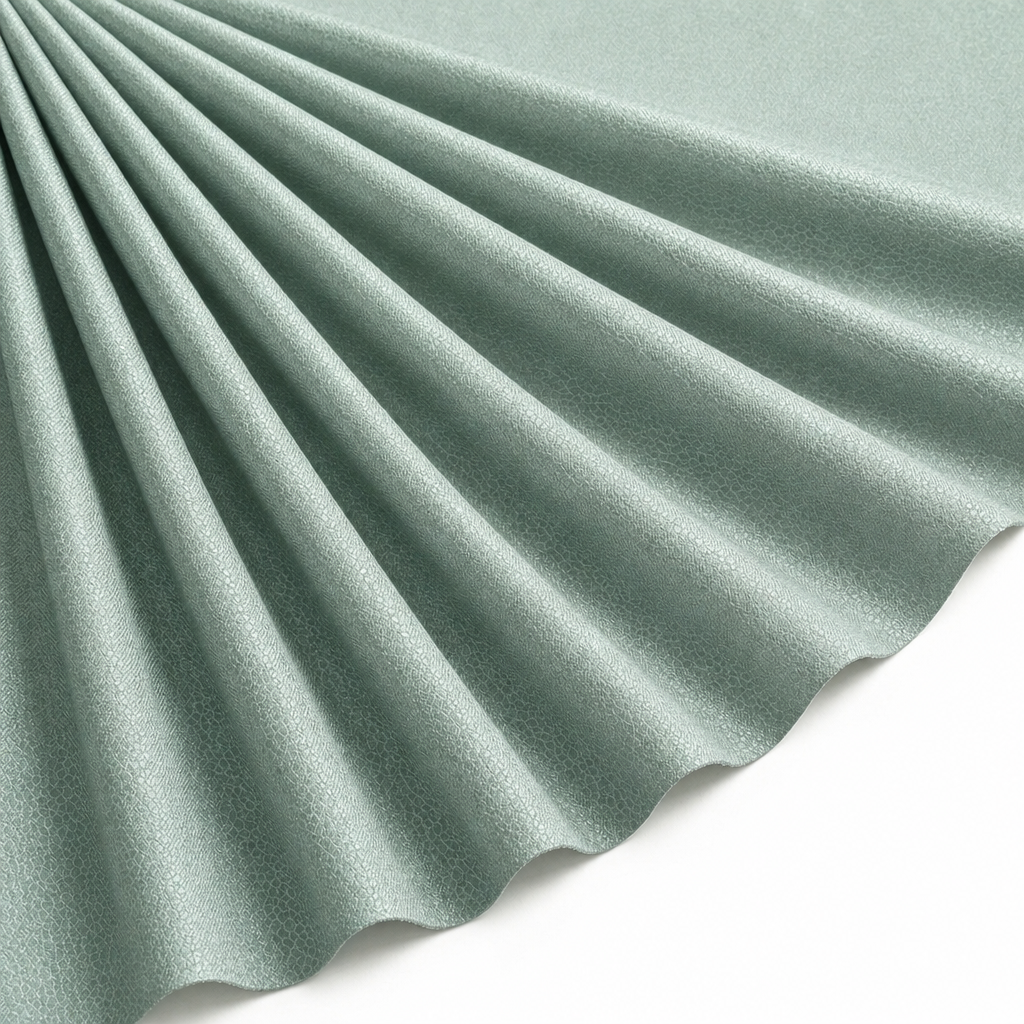 Tissu Suédine effet reptile grainé Vert Jade