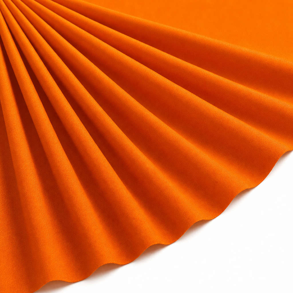 Tissu Toile Imperméable Légère Orange