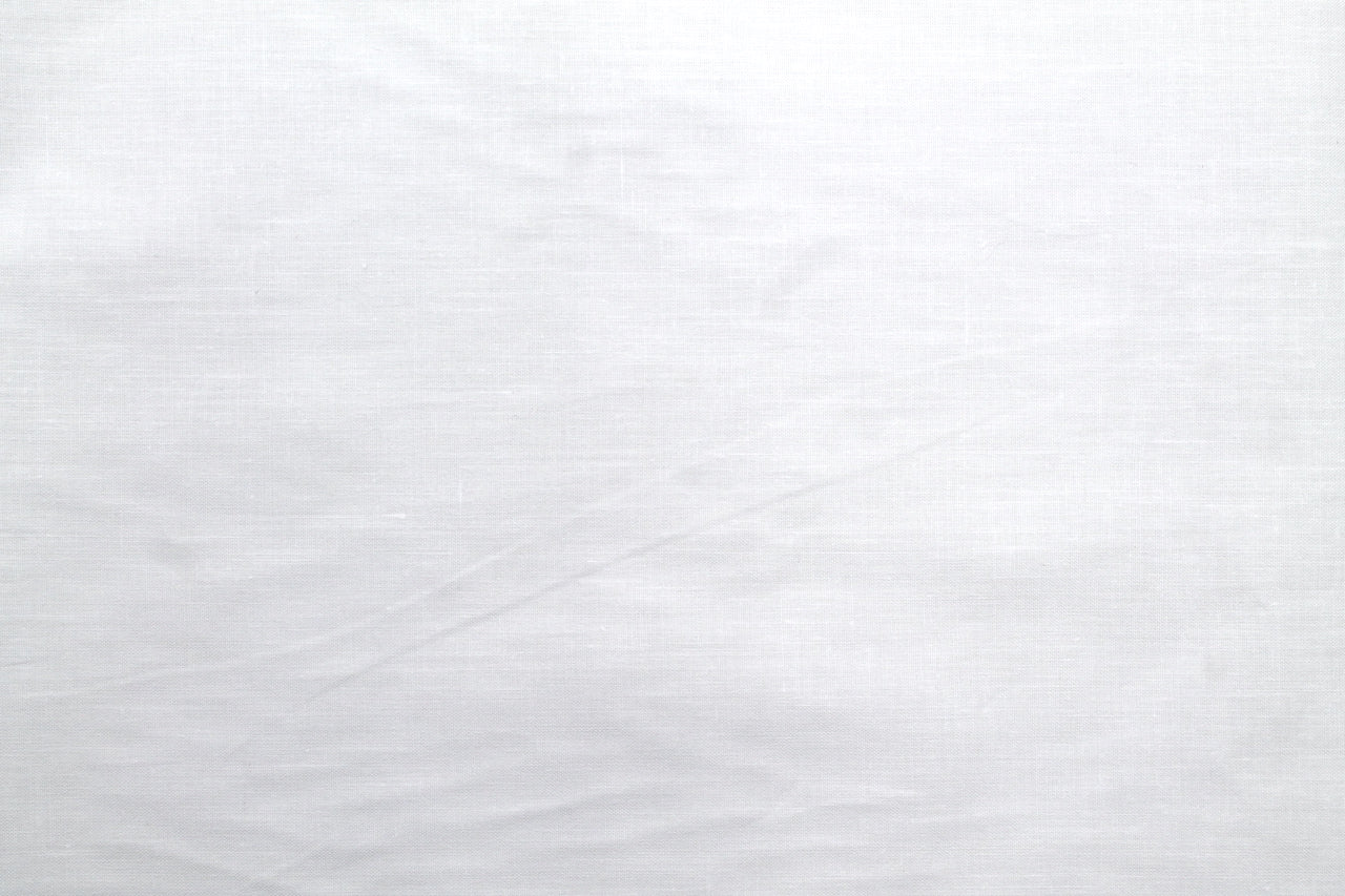 Tissu Toile Polycoton Uni Blanc