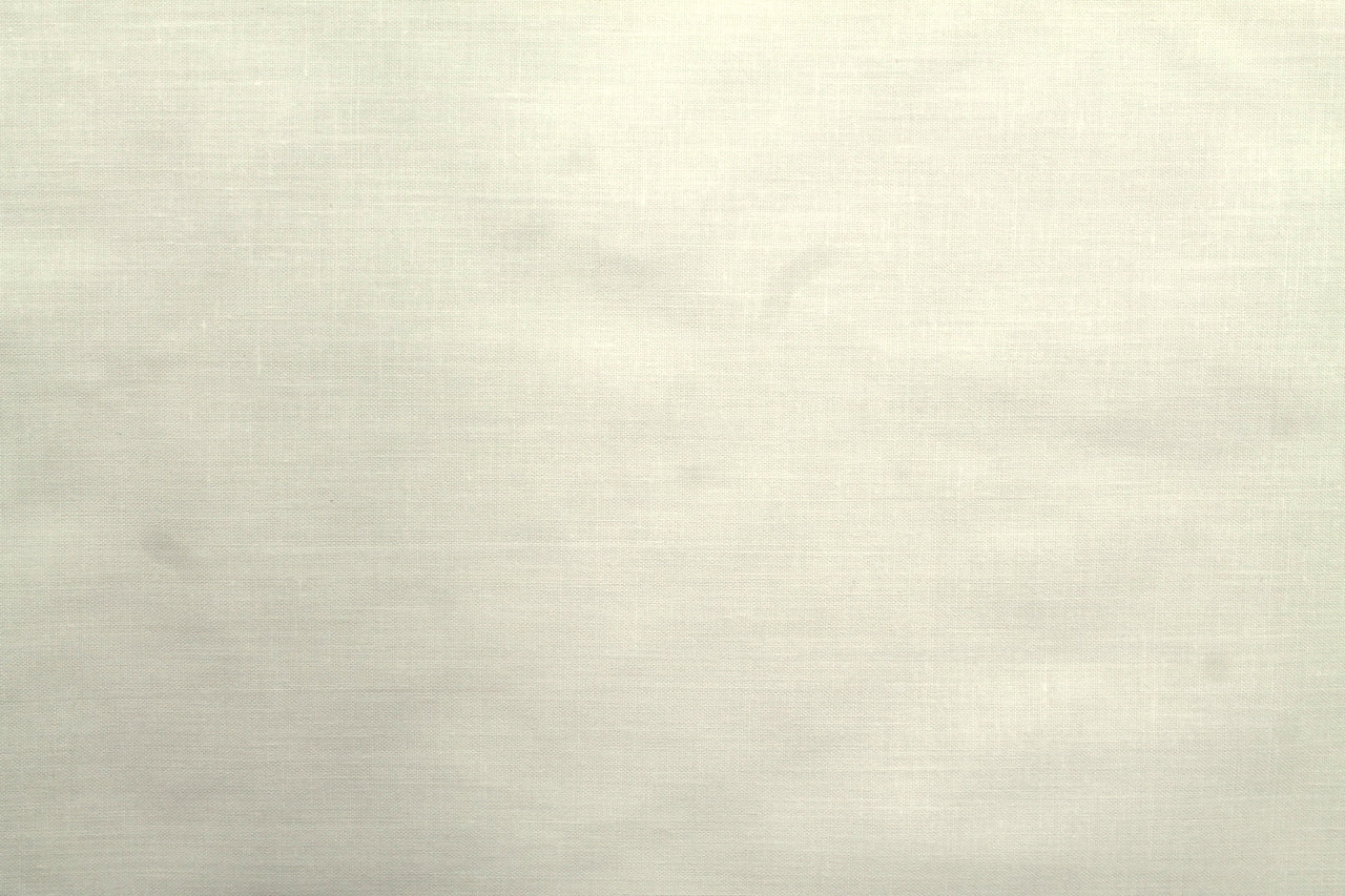 Tissu Toile Polycoton Uni Blanc cassé