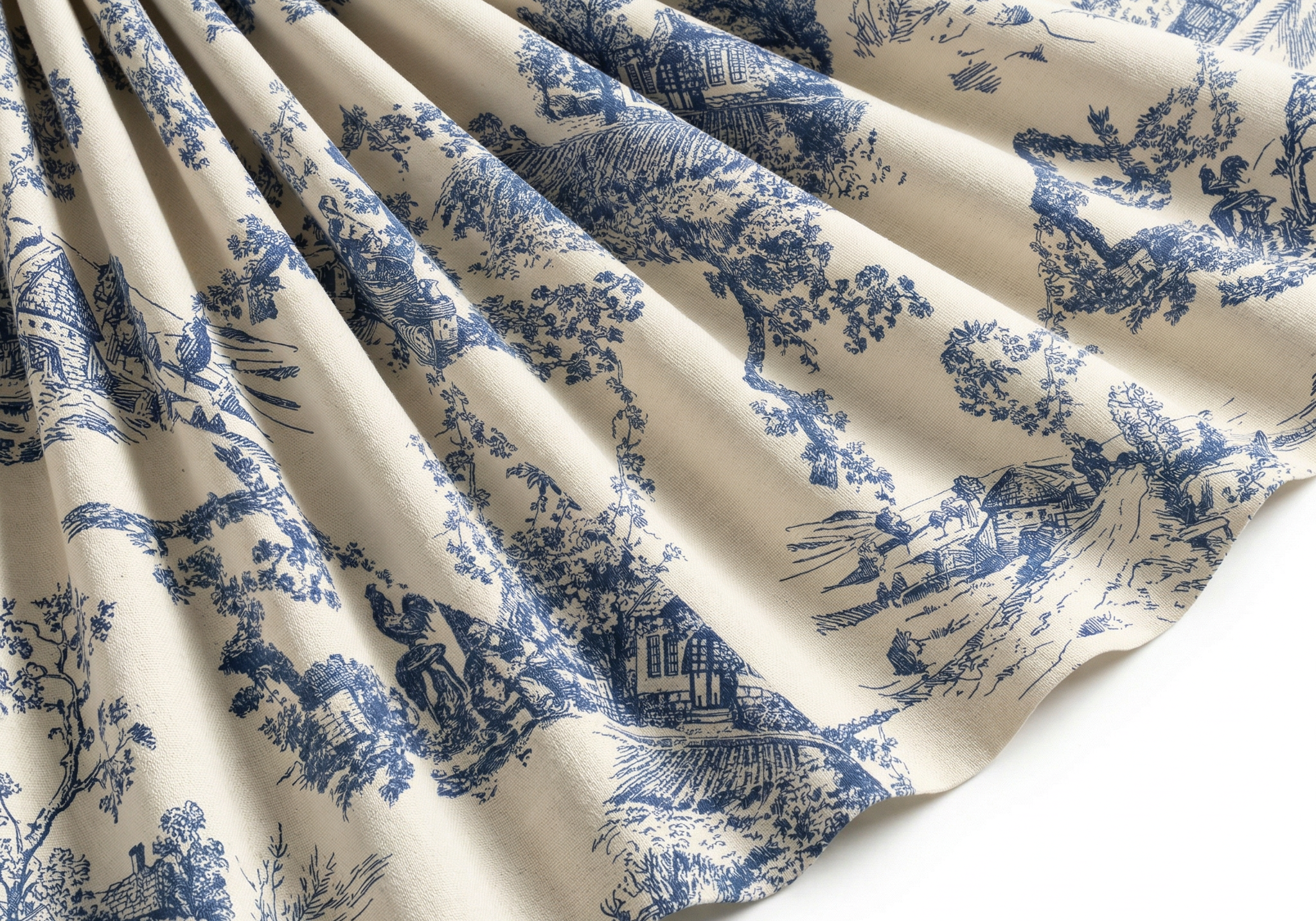 Tissu Toile de Jouy