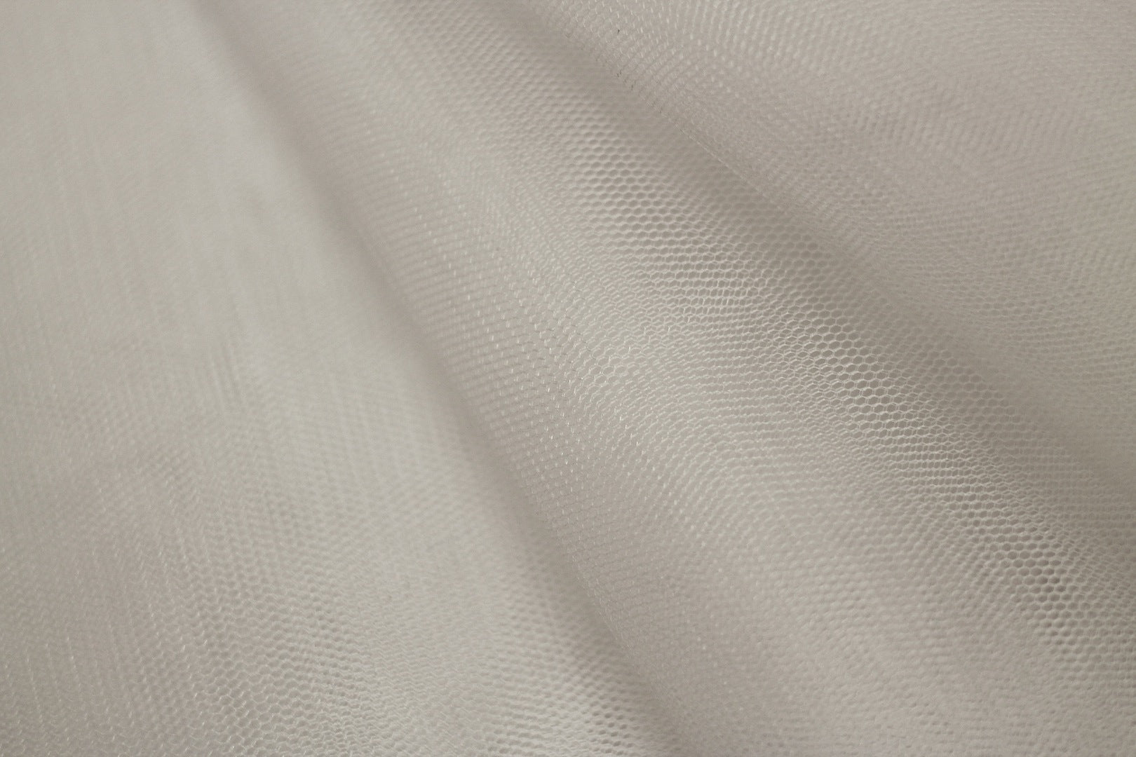 Tissu Tulle Souple Blanc cassé