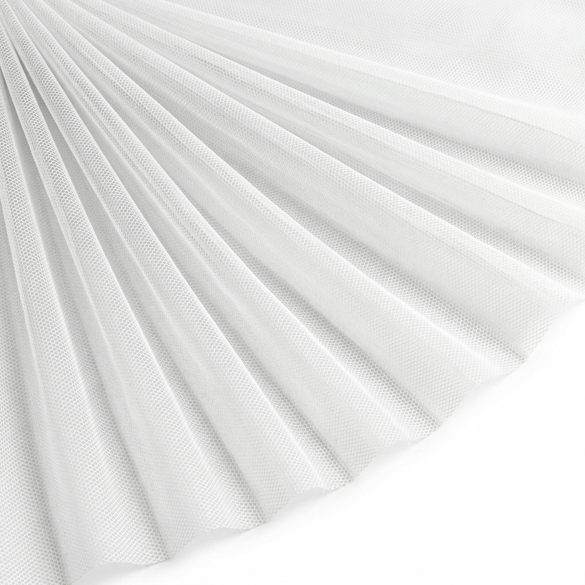 Tissu Tulle Souple Blanc