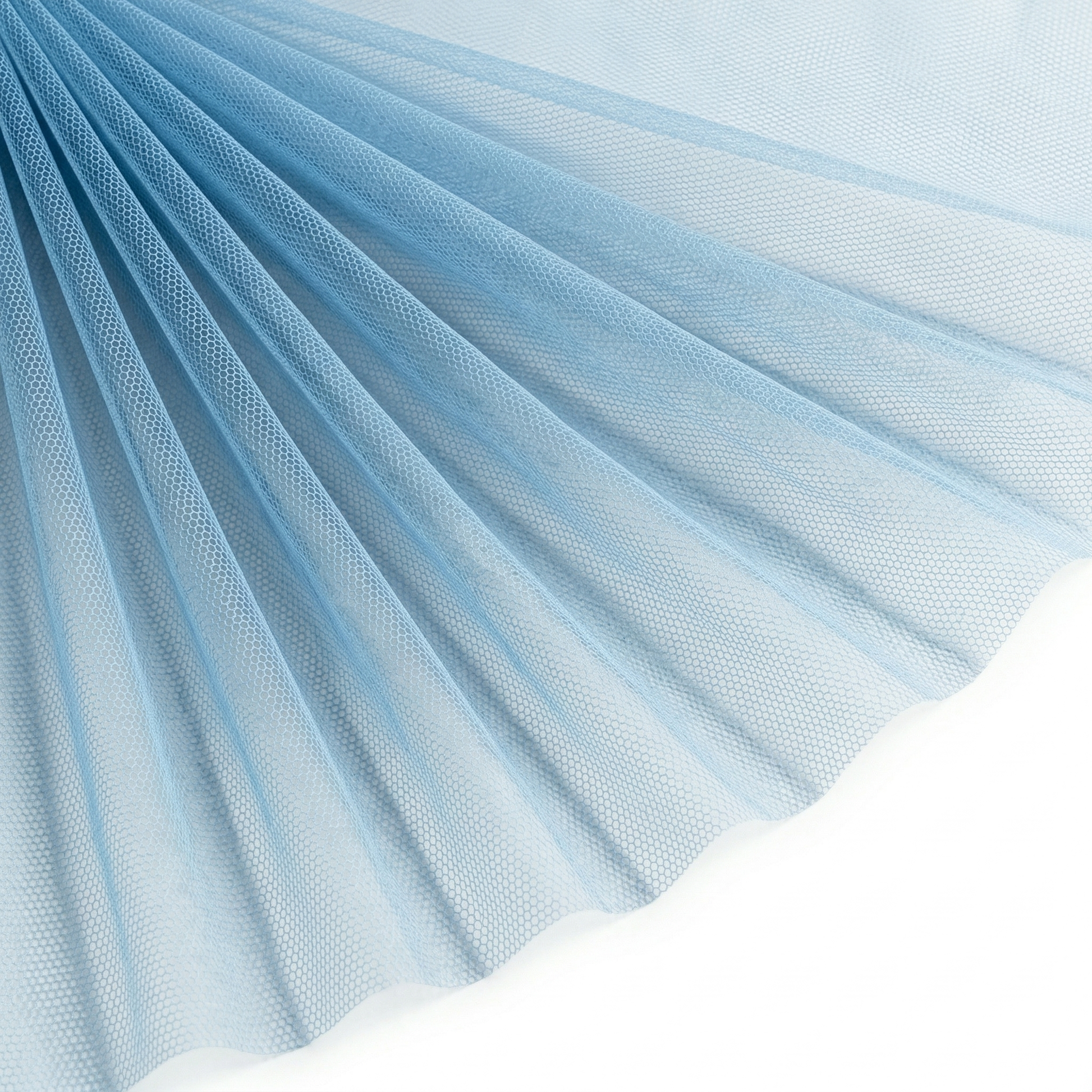 Tissu Tulle Souple Bleu Ciel