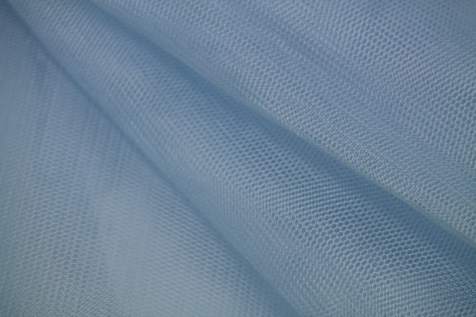 Tissu Tulle Souple Bleu Ciel