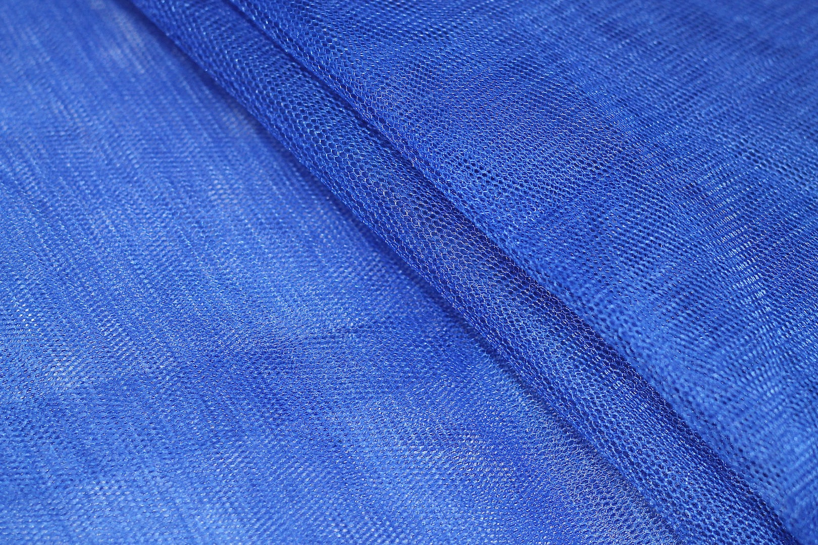 Tissu Tulle Souple Bleu Roi
