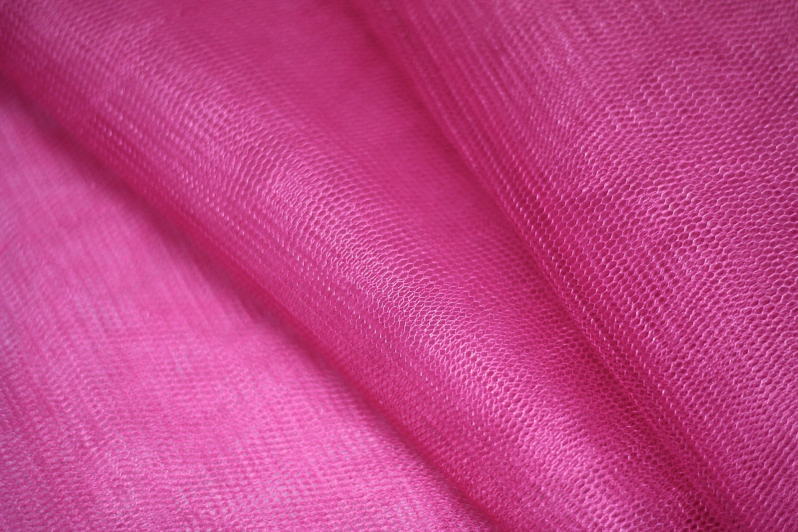 Tissu Tulle Souple Fuchsia