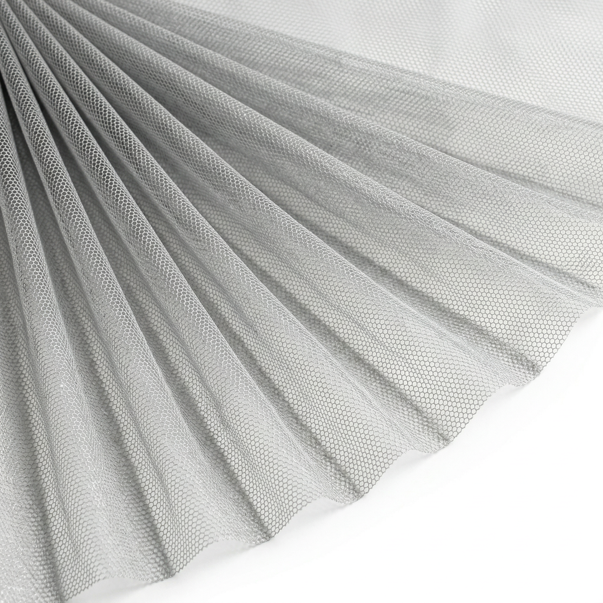 Tissu Tulle Souple Gris clair