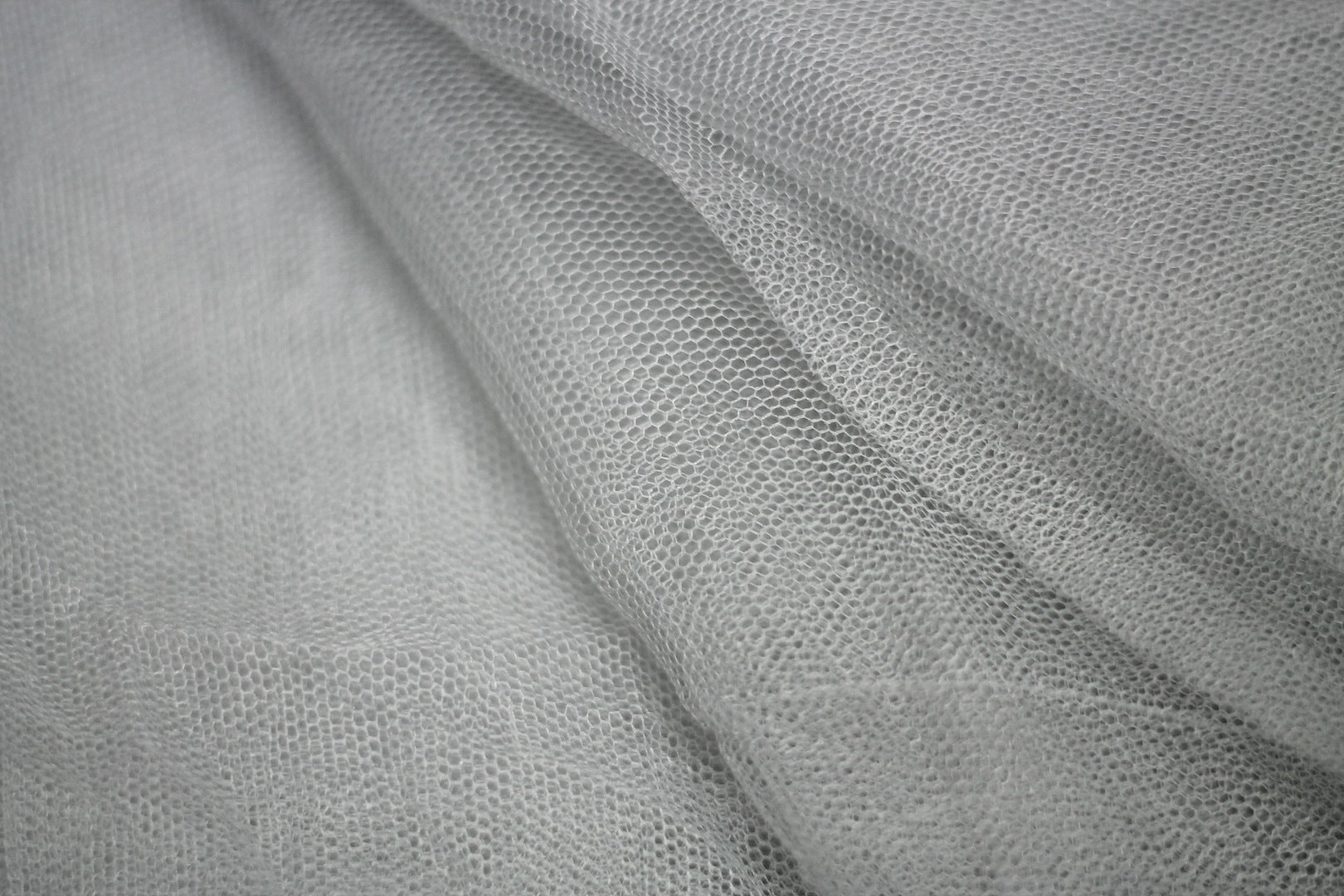 Tissu Tulle Souple Gris clair