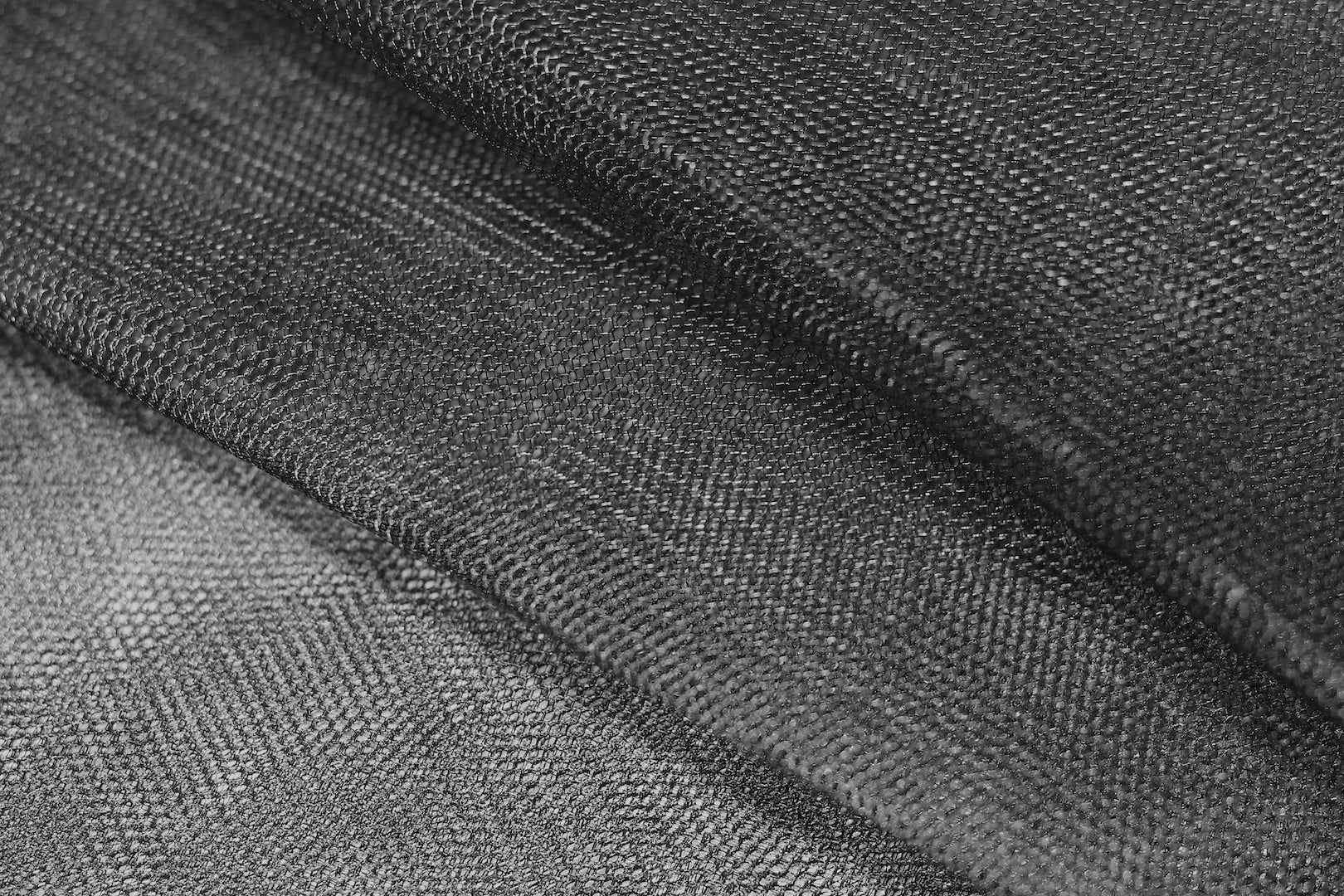 Tissu Tulle Souple Noir
