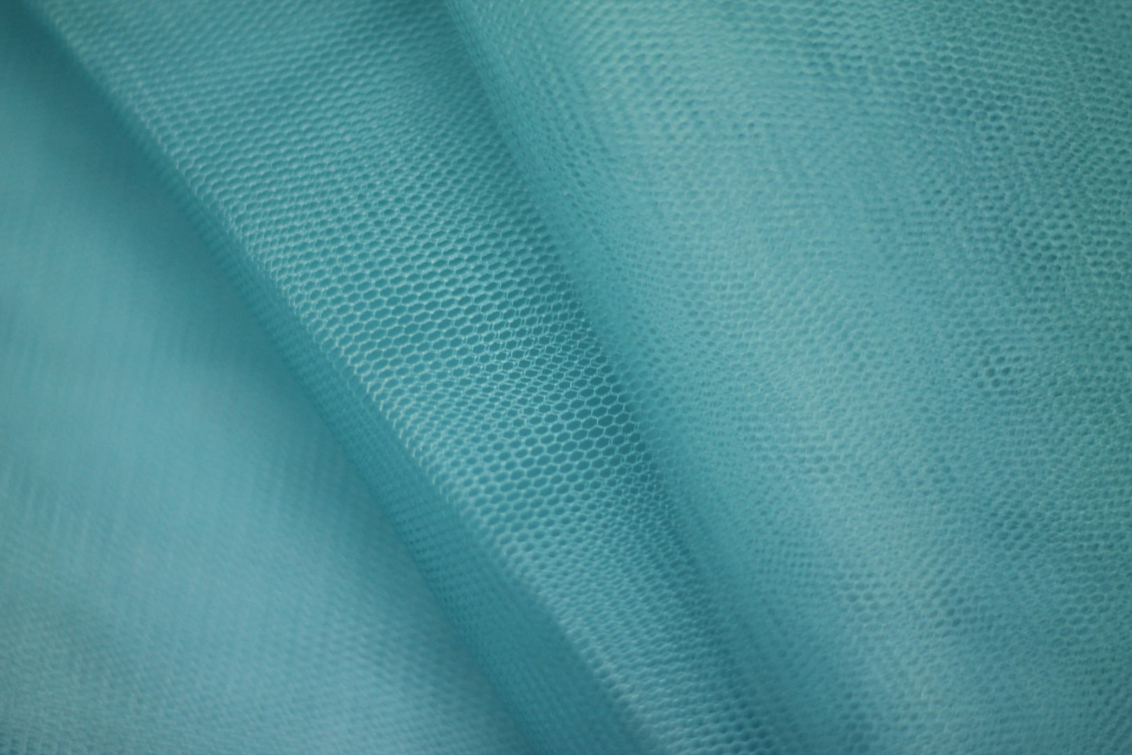 Tissu Tulle Souple Turquoise