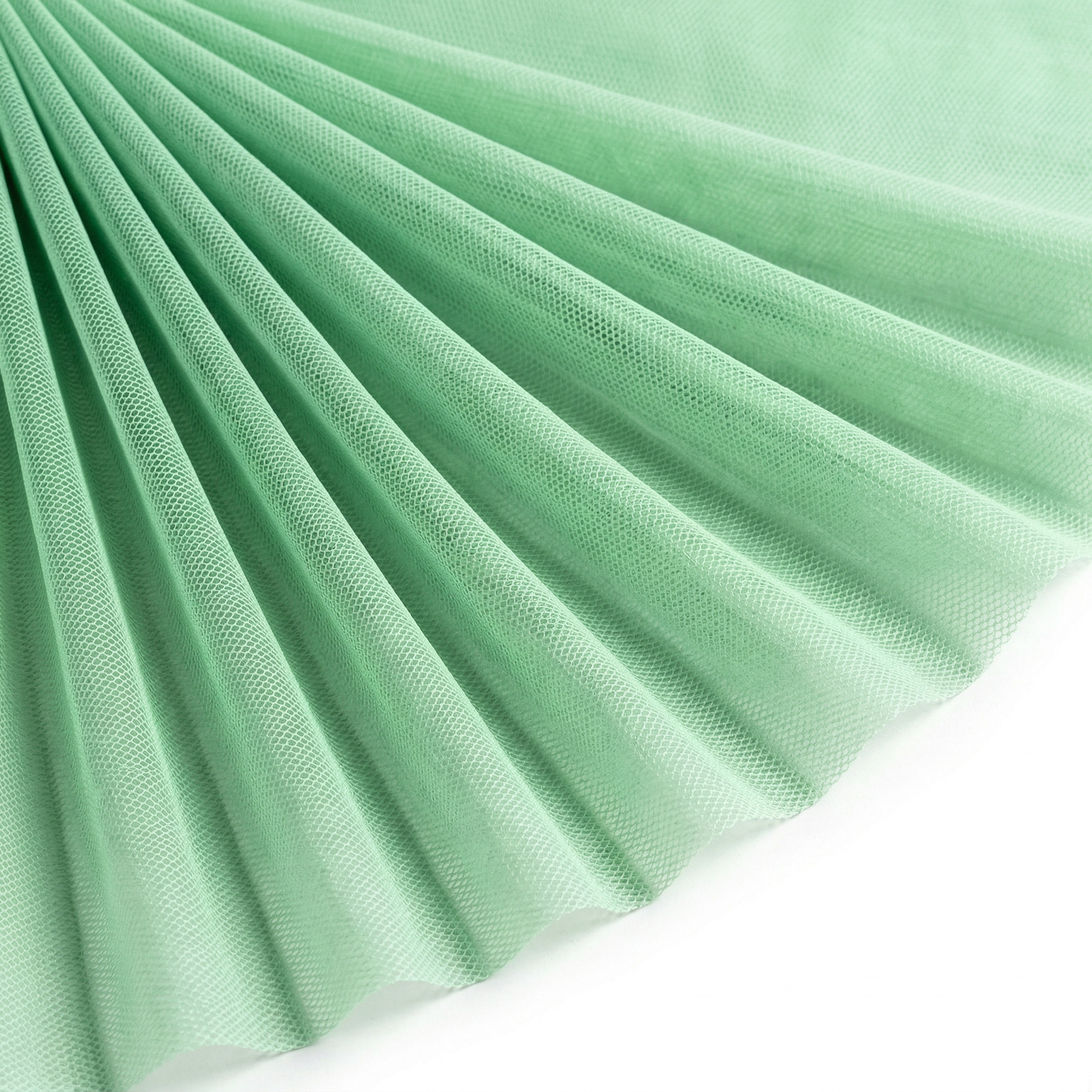 Tissu Tulle Souple Vert Amande