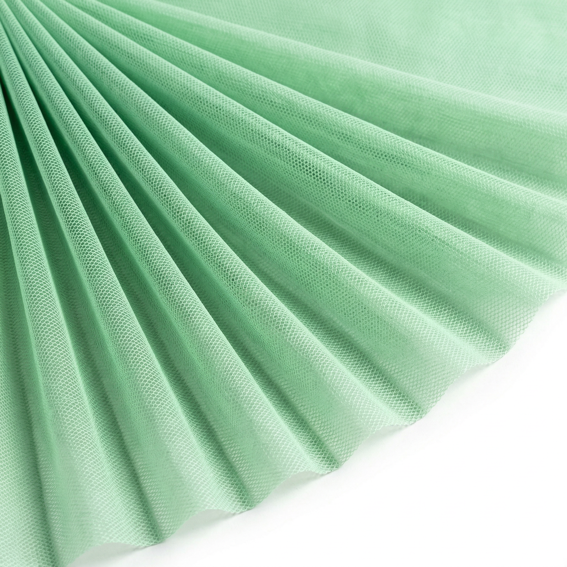 Tissu Tulle Souple Vert Amande