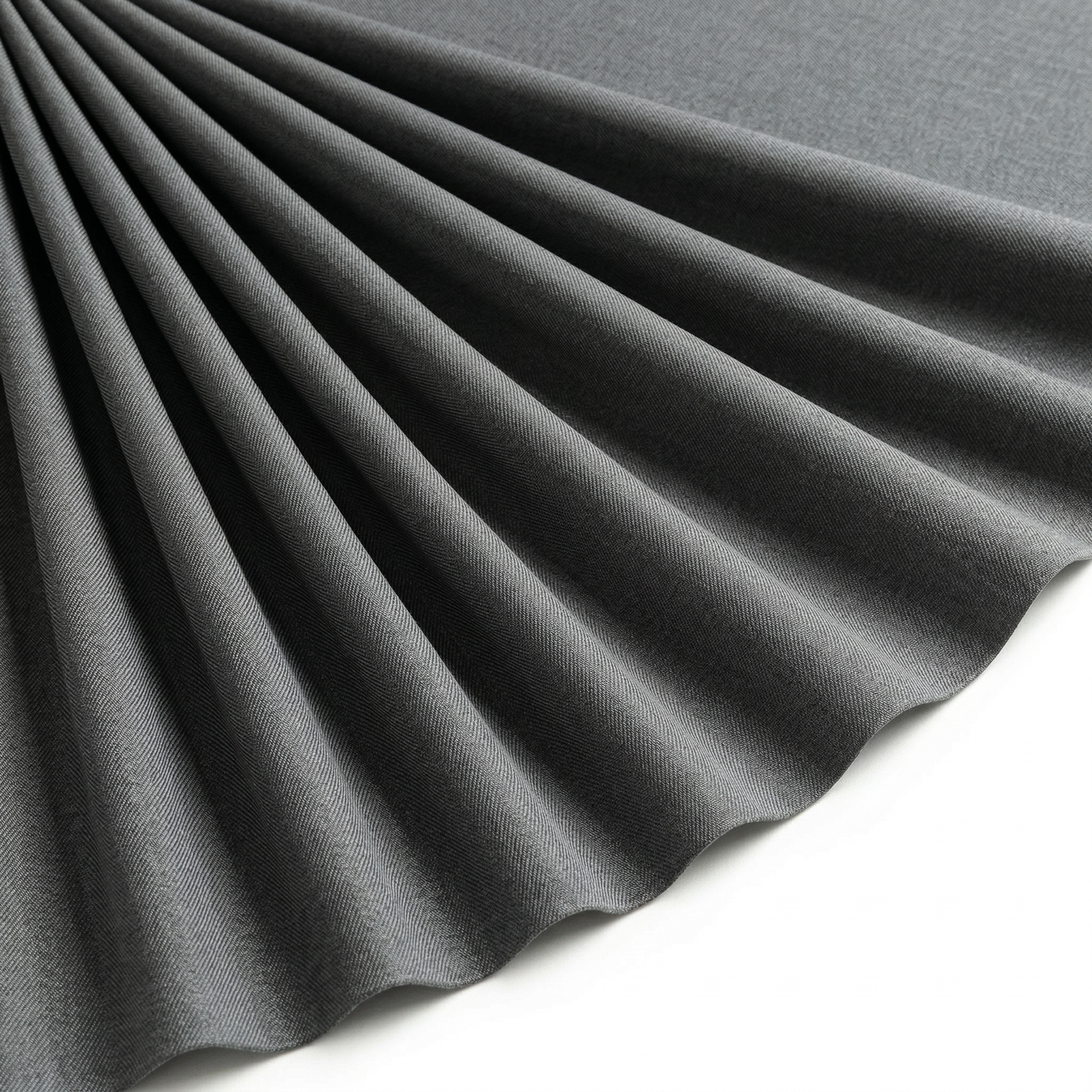 Tissu Twill Costume Gris mélange