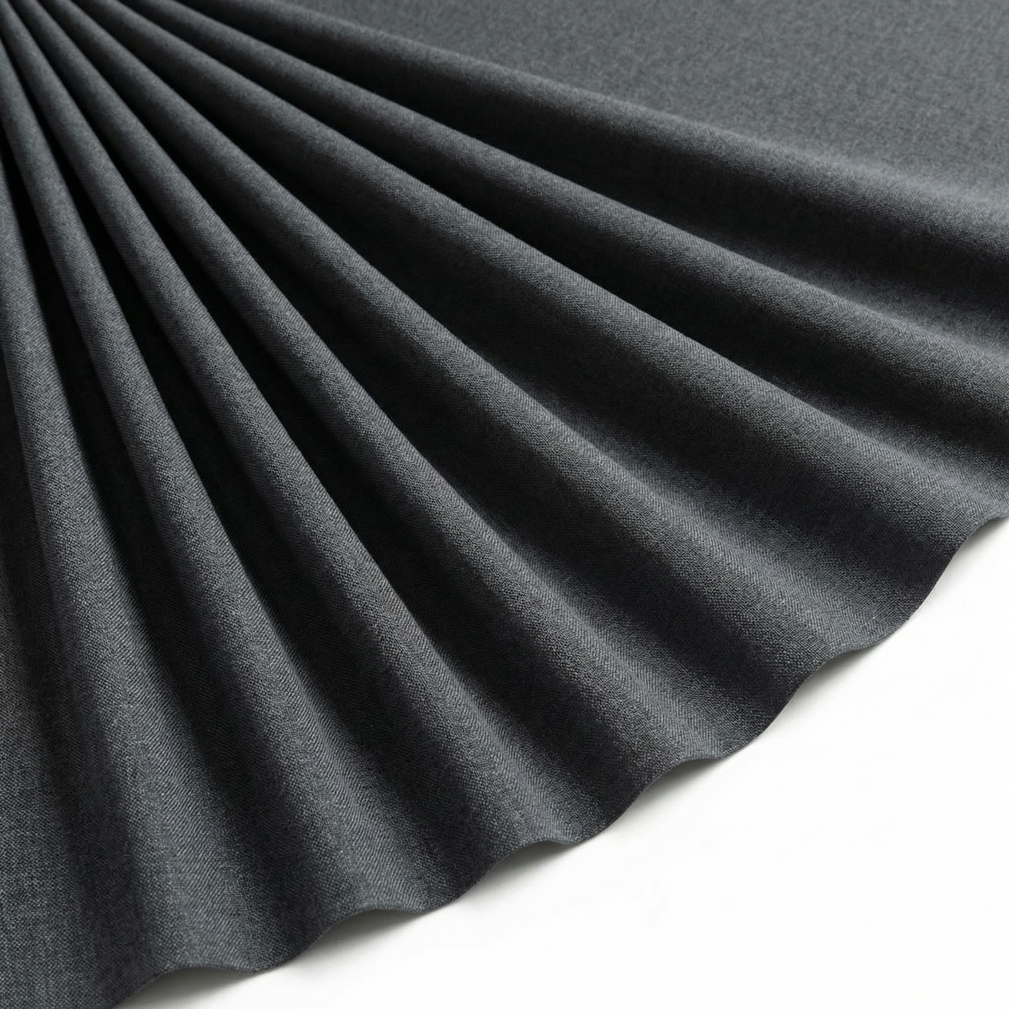 Tissu Twill Costume Uni Noir