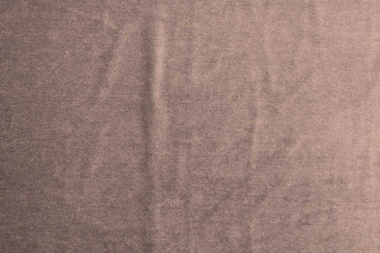 Tissu Velours Extensible Uni Beige
