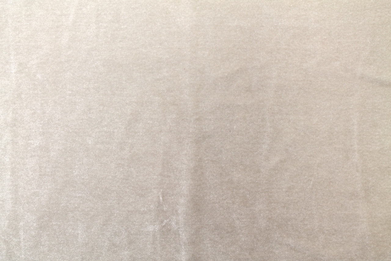 Tissu Velours Extensible Uni Beige clair