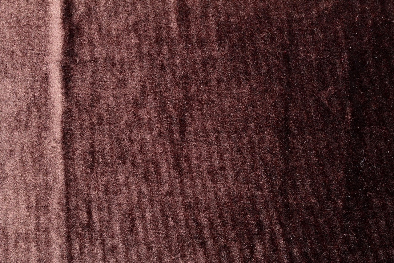 Tissu Velours Extensible Uni Marron clair