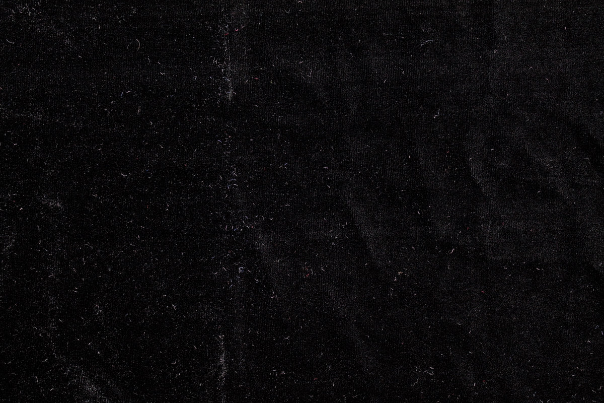 Tissu Velours Extensible Uni Noir