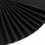 Tissu Velours Maille Côtelé Noir