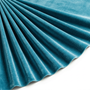 Tissu Velours Mat Extensible Uni Bleu pétrole