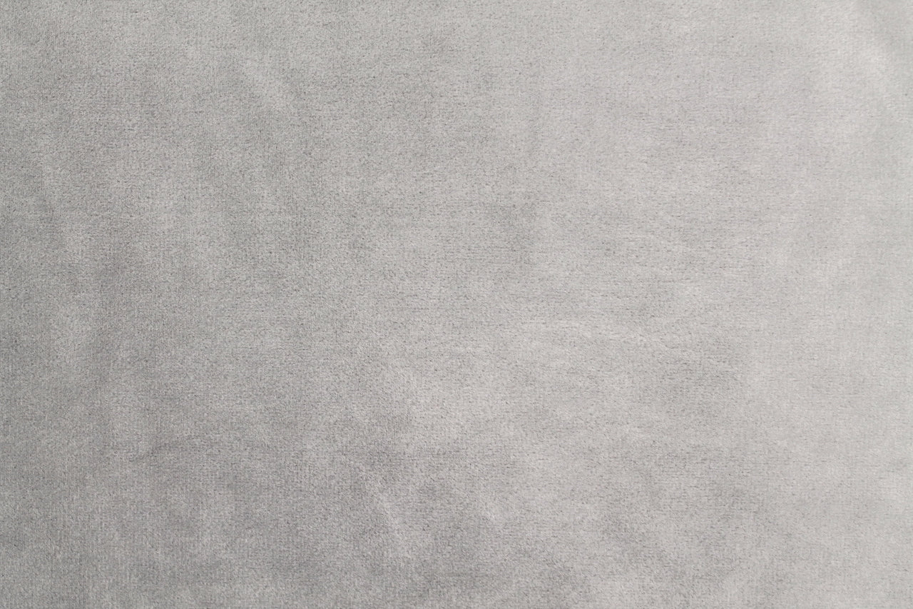 Tissu Velours Mat Extensible Uni Gris clair