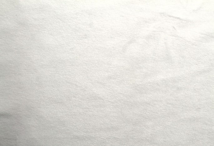 Tissu Velours Ras Minky Uni Blanc cassé