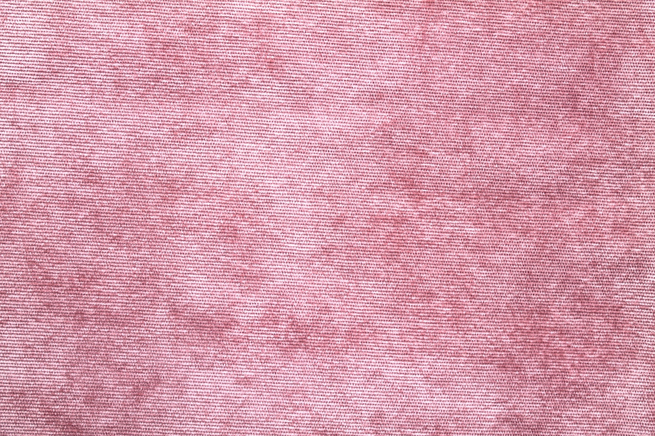 Tissu Velours côtes fines Uni Bois de Rose