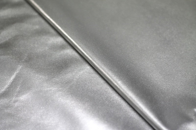 Tissu Vinyl Uni Argent