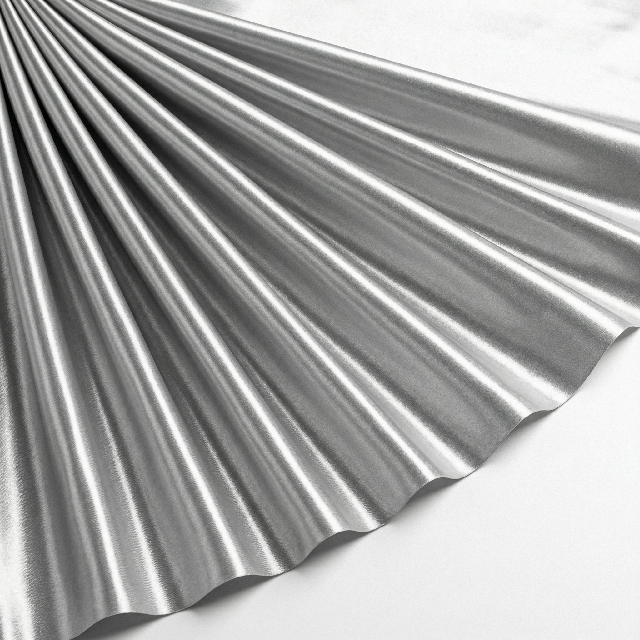 Tissu Vinyl Uni Argent