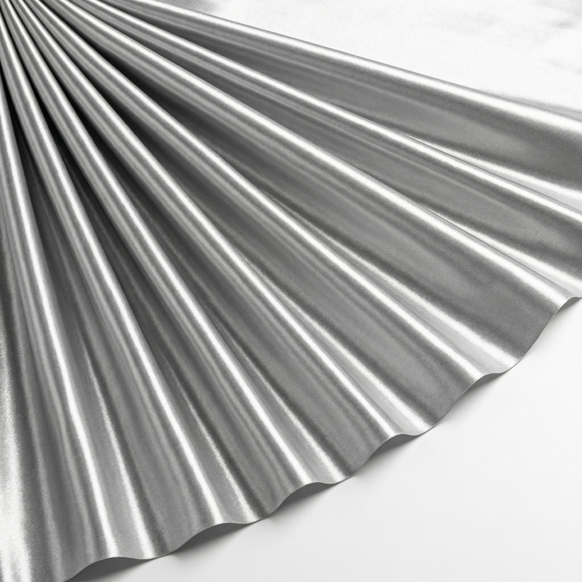 Tissu Vinyl Uni Argent