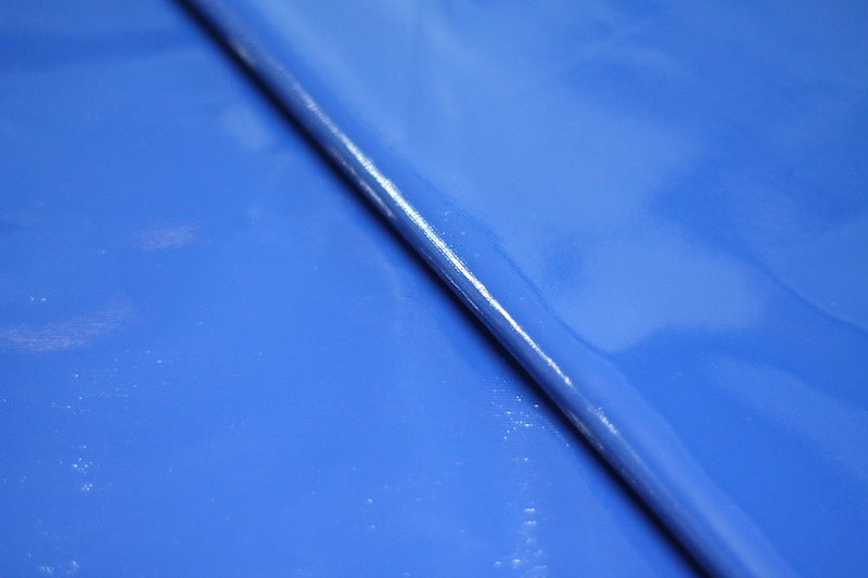 Tissu Vinyl Uni Bleu Roi