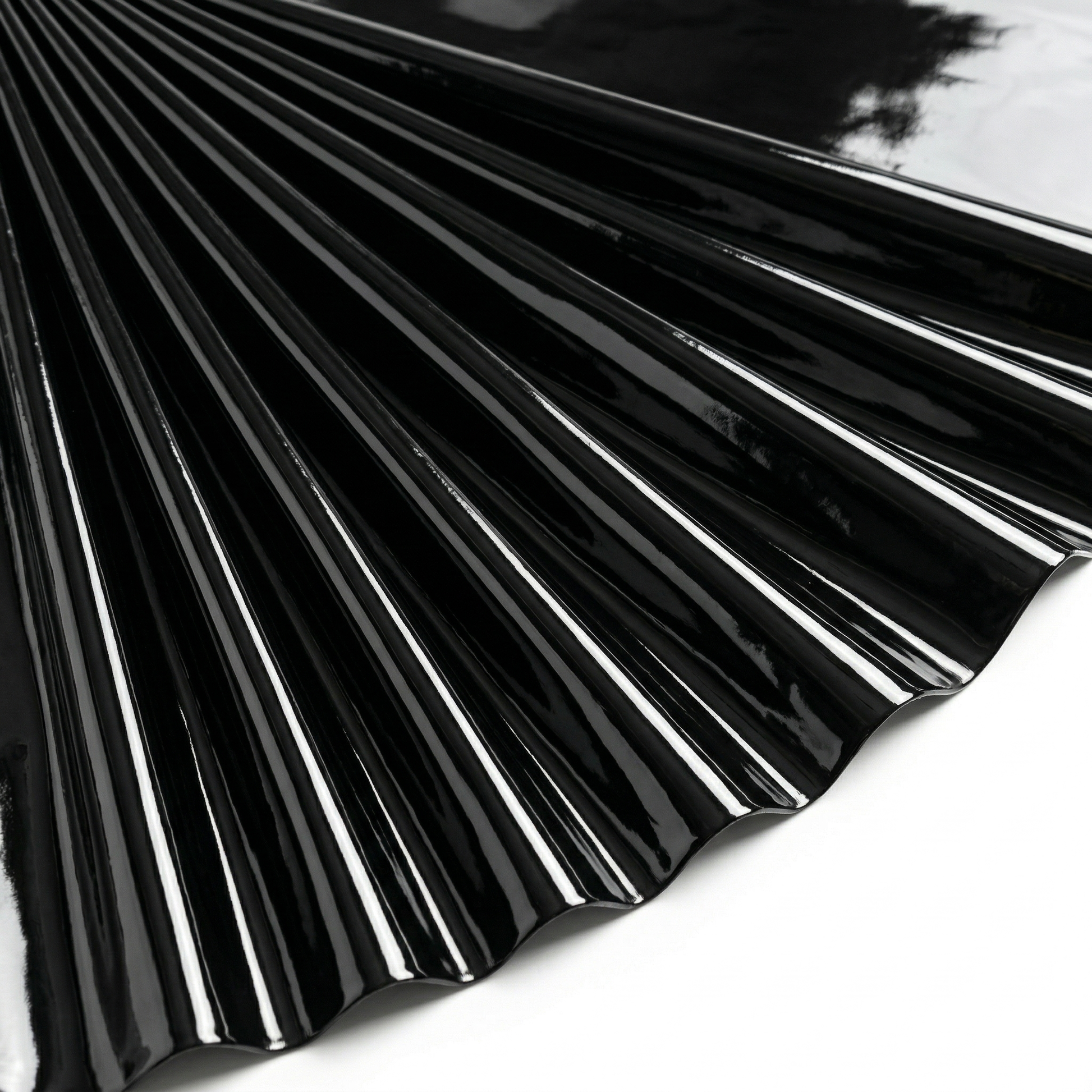 Tissu Vinyl Uni Noir