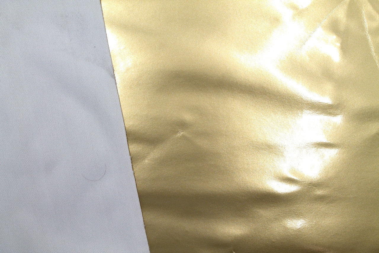 Tissu Vinyl Uni Or